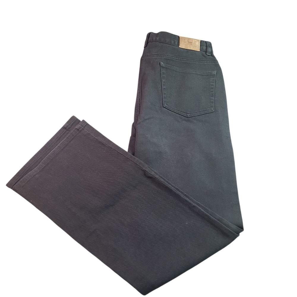 Lauren Ralph Lauren Jeans Co Womens Size 10 Black Straight Leg Denim Pants